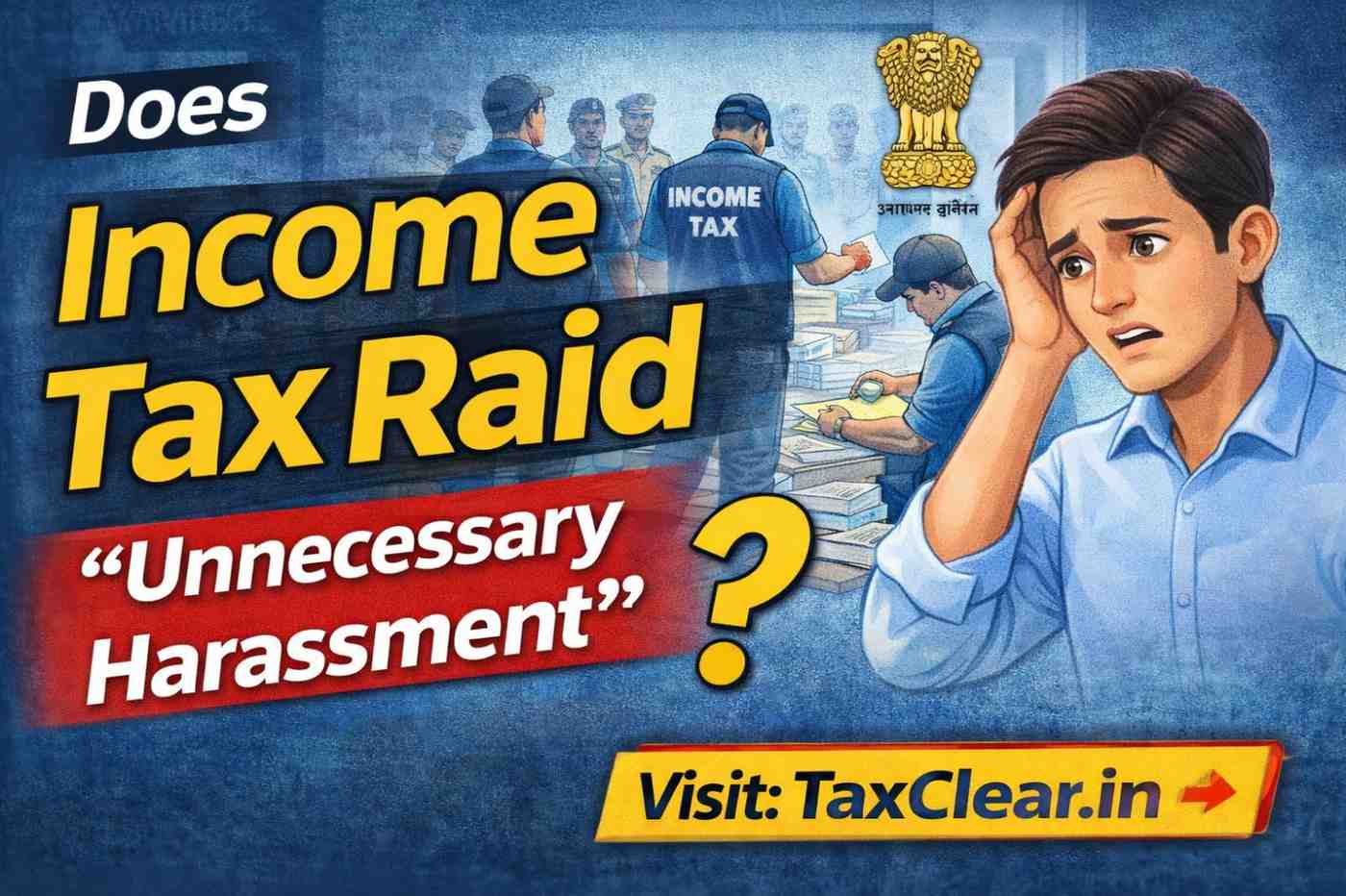Is the Income Tax Department Known for Unnecessary Harassment? raid